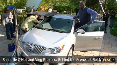 Shaquille O'Neil and Ving Rhames: Behind the Scenes at Buick