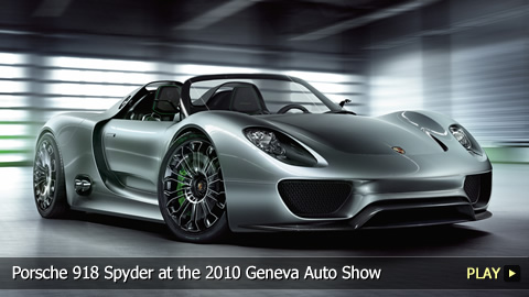 Porsche 918 Spyder at the 2010 Geneva Auto Show