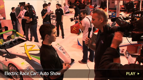 Electric Race Car: Auto Show