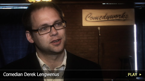 Comedian Derek Lengwenus