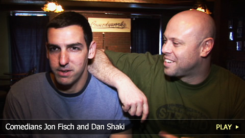 Comedians Jon Fisch and Dan Shaki