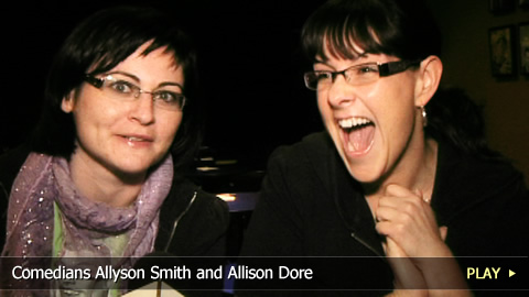 Comedians Allyson Smith and Allison Dore