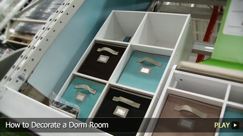 How to Decorate a Dorm Room