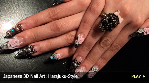 Japanese 3D Nail Art: Harajuku-Style