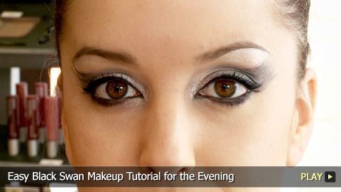 Easy Black Swan Makeup Tutorial for the Evening