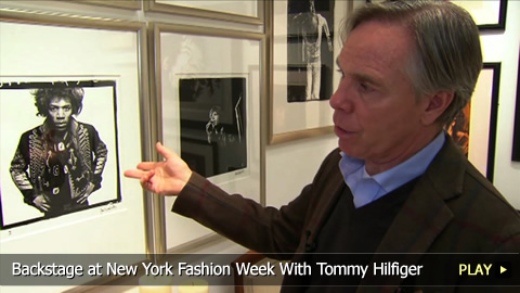 Behind The Scenes at New York Fashion Week With Tommy Hilfiger