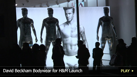 David Beckham Bodywear for H and M Launch