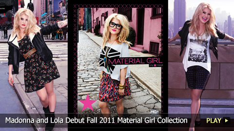 Madonna and Lola Debut Fall 2011 Material Girl Collection