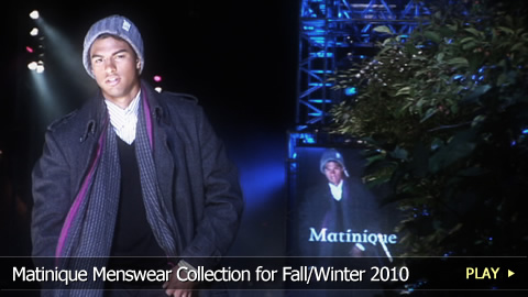 Matinique Menswear Collection for Fall/Winter 2010