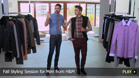 Fall Styling Session for Men from H and M