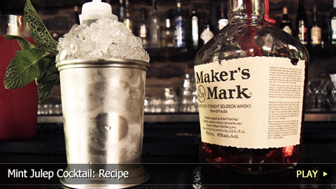 Mint Julep Cocktail: Recipe