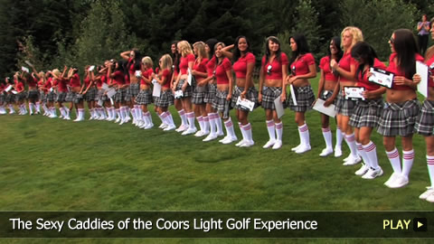 The Sexy Caddies of the Coors Light Golf Experience