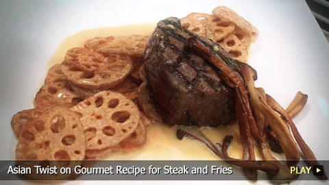 Steak and Fries: Gourmet Recipe with Asian Twist