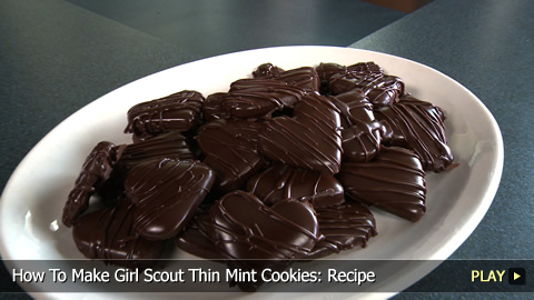 How To Make Girl Scout Thin Mint Cookies: Recipe