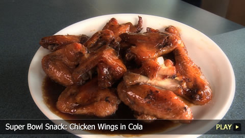 Super Bowl Snack: Chicken Wings in Cola