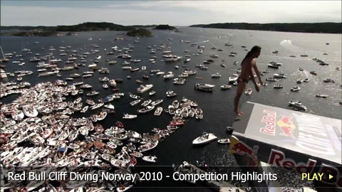 Red Bull Cliff Diving Norway 2010 - Competition Highlights