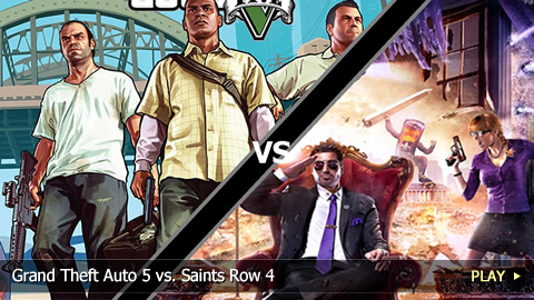Grand Theft Auto 5 vs. Saints Row 4