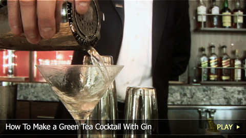 How To Make a Green Tea Cocktail With Gin