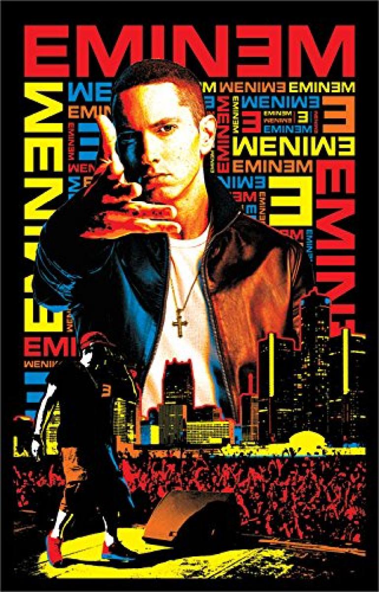 International Eminem Black Light Poster