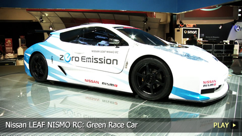 Nissan LEAF NISMO RC: Green Race Car