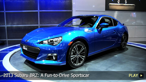 2013 Subaru BRZ: A Fun-to-Drive Sportscar