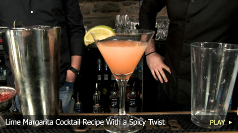 Lime Margarita Cocktail Recipe With a Spicy Twist