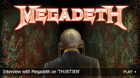 Interview with Megadeth on 'TH1RT3EN'
