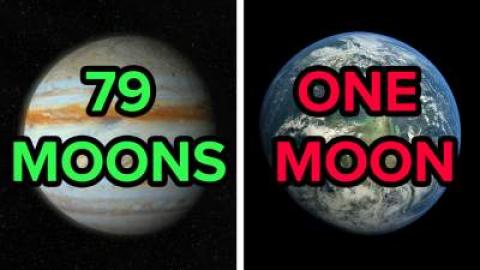 Why Does Jupiter Have 79 Moons, But Earth Only Has One?