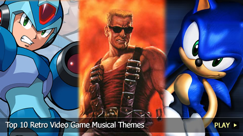 Top 10 Retro Video Game Musical Themes 