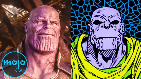Top 10 Differences Between Infinity War Movie And Comic
