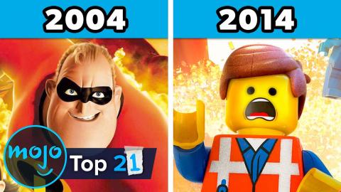 Top 21 Best Animated Movies of Each Year (2000 - 2020)