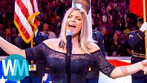 Another Top 10 National Anthem Fails