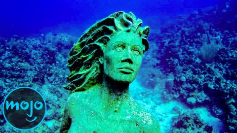 Top 10 Most Haunting Statues Found Underwater 