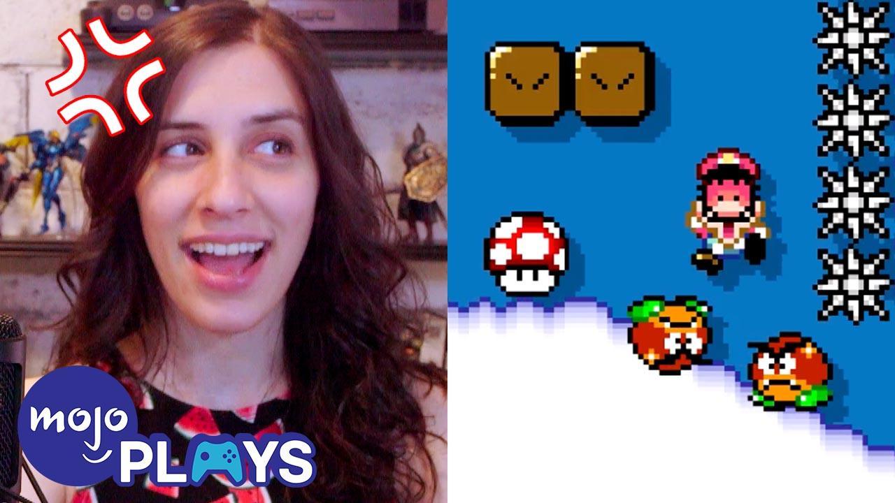 Getting Salty Playing HARD Mario Maker 2 Levels