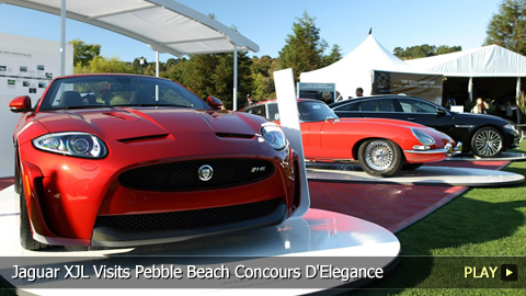 Jaguar XJL Visits Pebble Beach Concours D