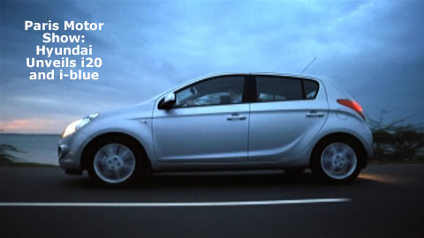 Paris Auto Show: Hyundai i20 and i-blue