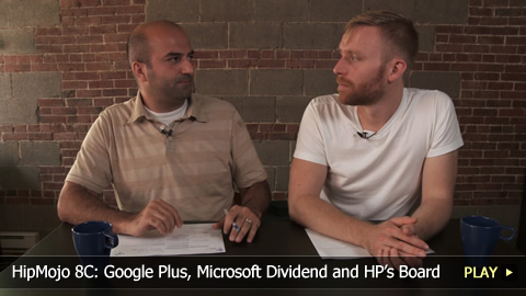 HipMojo 8C: Google Plus, Microsoft Dividend and HP’s Board