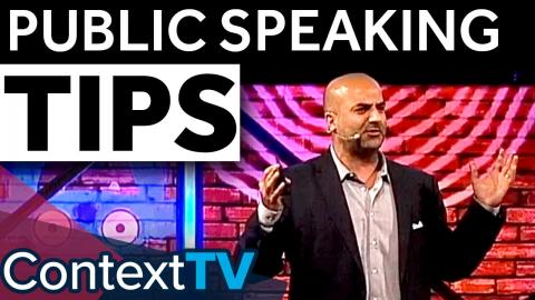 Ashkan Karbasfrooshan's Public Speaking Tips