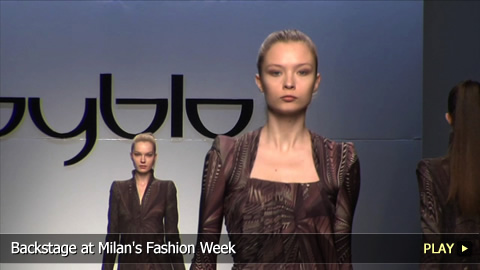 Backstage at Milan's Fashion Week With Byblos