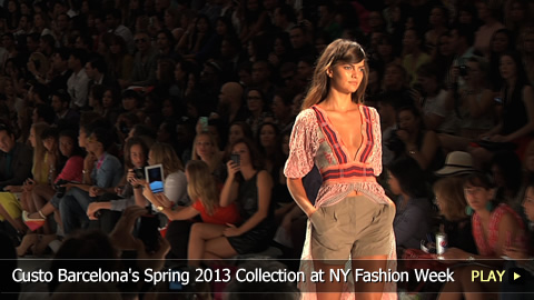 Custo Barcelona's Spring 2013 Collection at New York Fashion Week