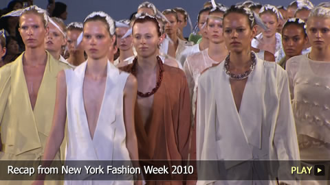 Recap from New York Fashion Week 2010