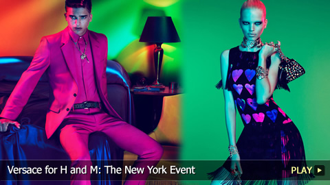 Versace for H and M: The New York Event