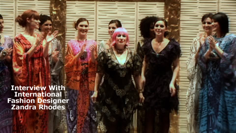 Interview With International Fashion Designer Zandra Rhodes