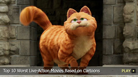 Top 10 best live action cartoons based on cartoons