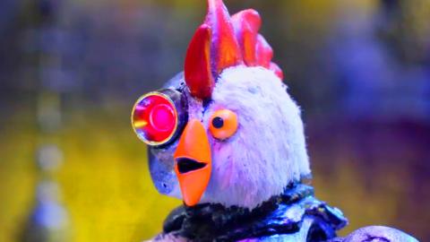 Robot clearance chicken plush