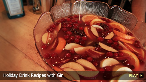 Holiday Drink Recipes with Gin