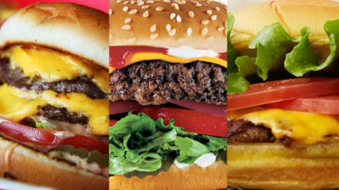 Top 10 fast food hamburgers