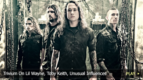 Paolo from Trivium On Lil Wayne, Toby Keith, Unusual Influences