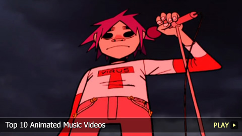 Top 10 animated music videos