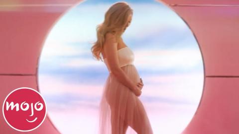 Top 10 Times Celebrities Revealed Baby Bumps in Music Videos